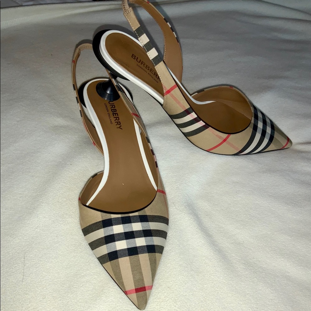 Burberry sling backs